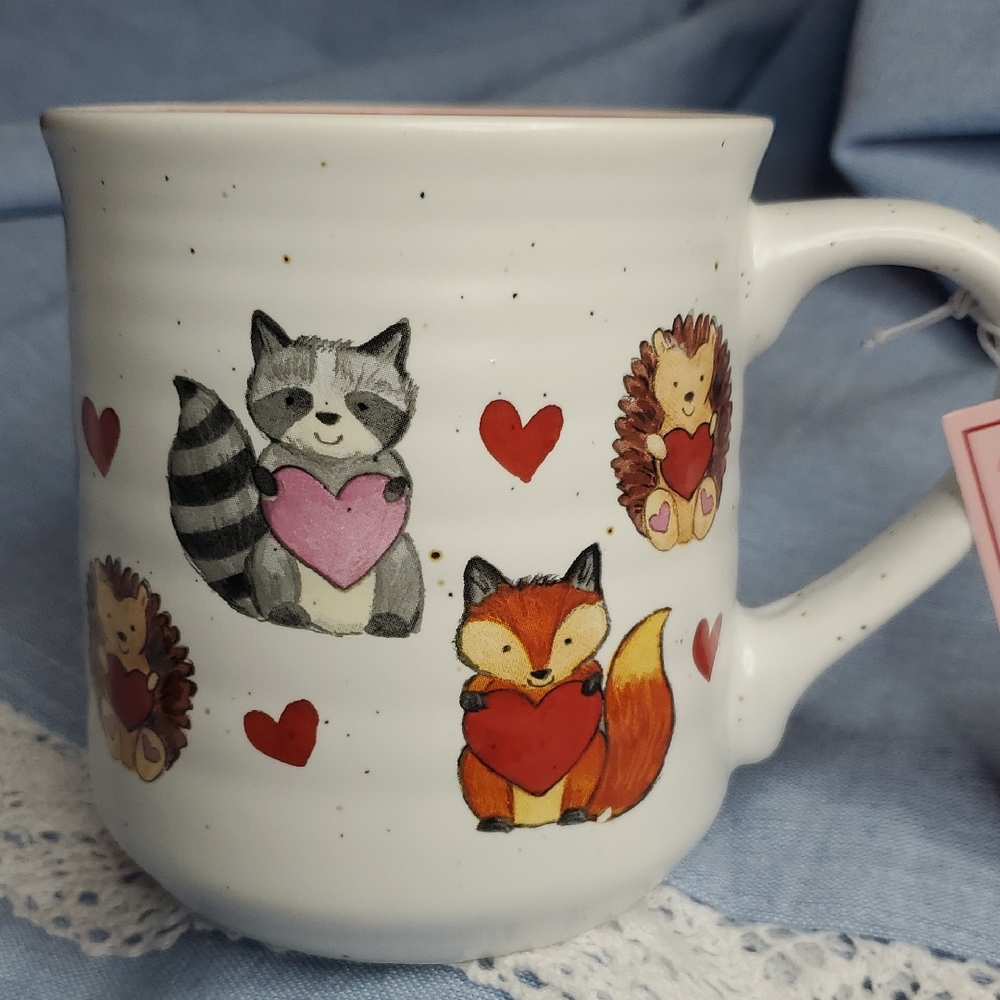Cute Animal Heart Mug‎